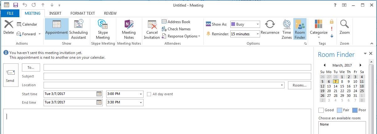 How To Create A Meeting Room Calendar In Outlook